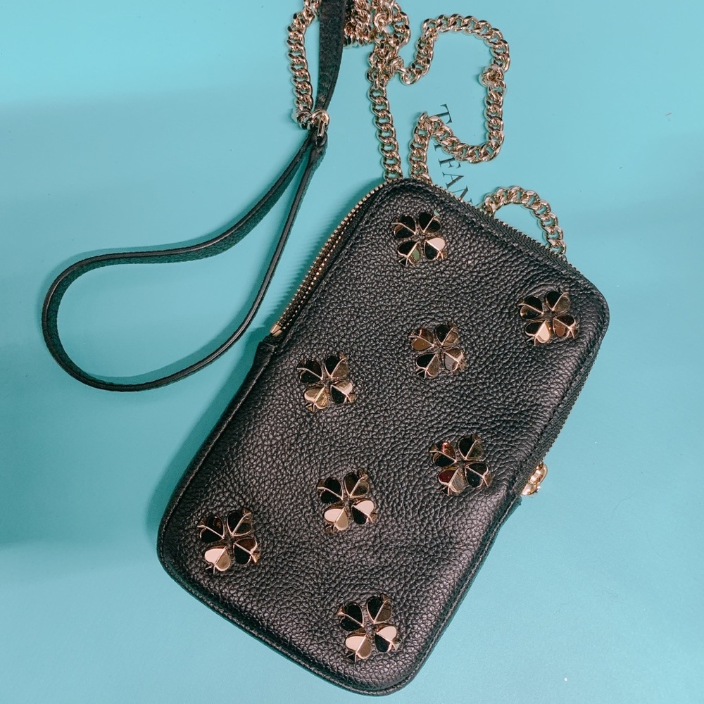 Kate Spade Spade flower phone/wallet on chain